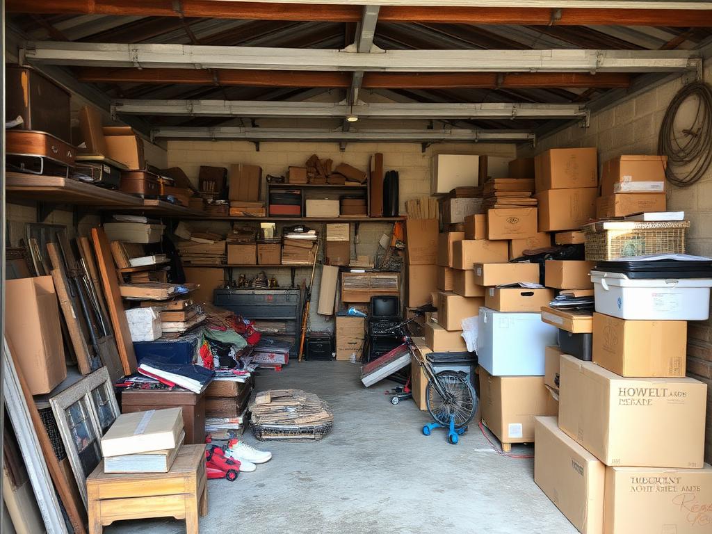 Avant désencombrement de garage - Brest