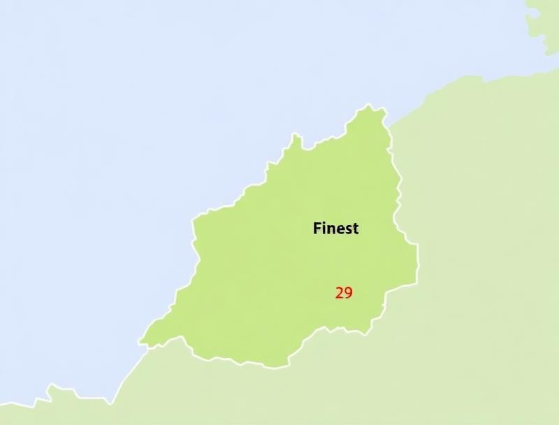 Carte du Finistère - Zone d'intervention débarras